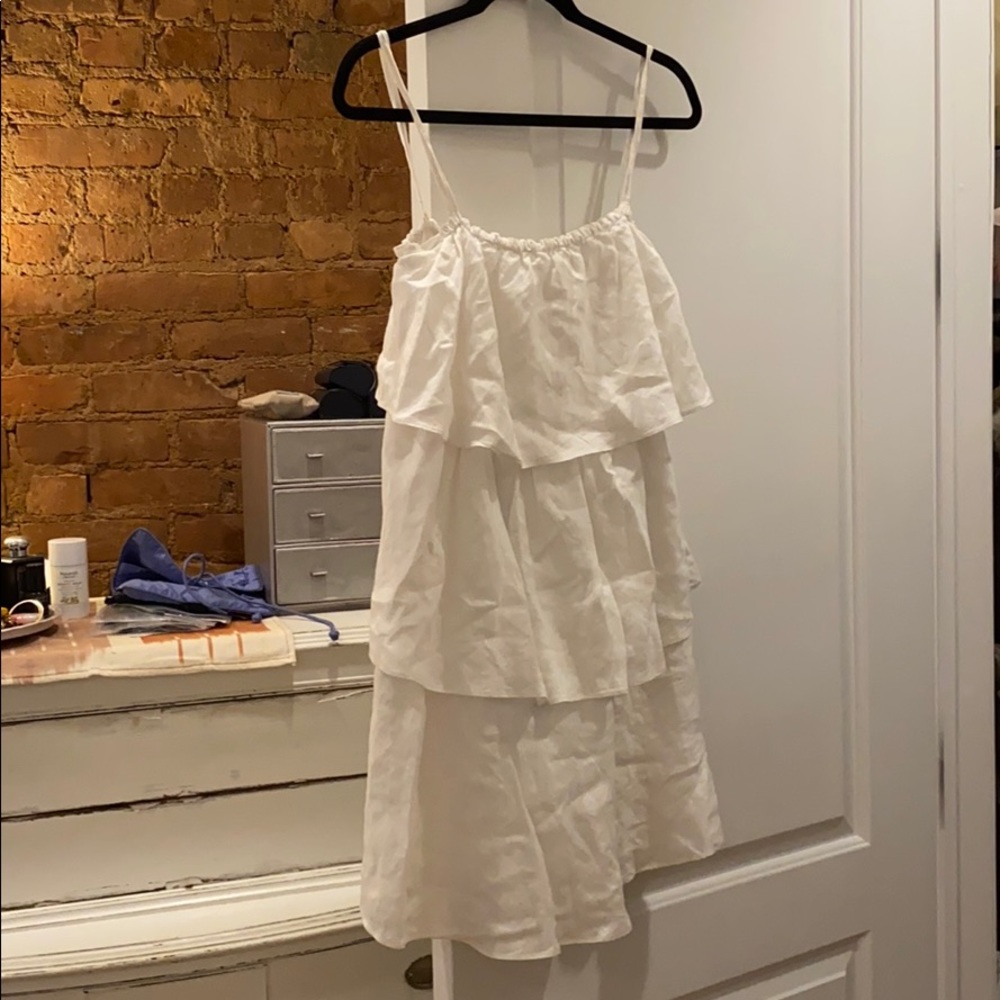 100% linen J crew perfect summer dress